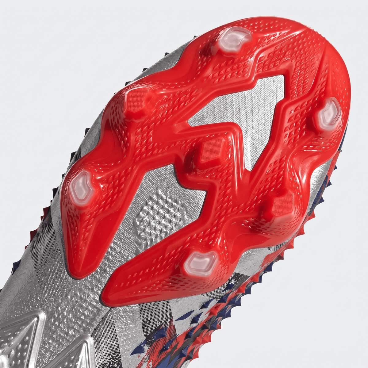 Predator Freak.1 FG Silver Metallic / Core Black / Team Solar Orange / Royal Blue - Elite Boots