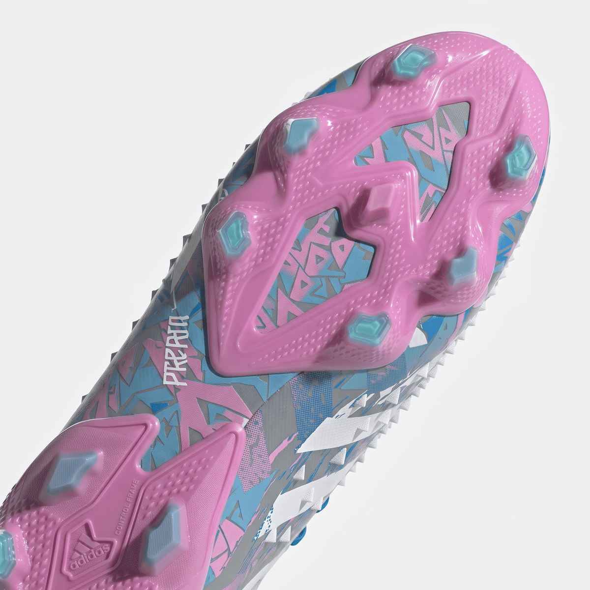 Predator Freak.1 FG Footwear White / Blue / Shock Pink - Elite Boots