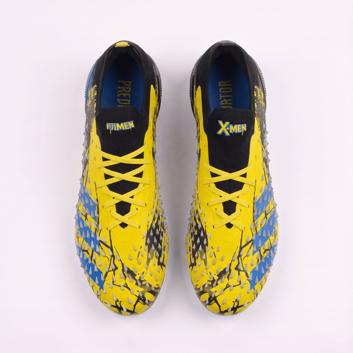 Predator Freak.1 Low FG Yellow / Core Black / Silver Metallic / Bright Blue - Elite Boots