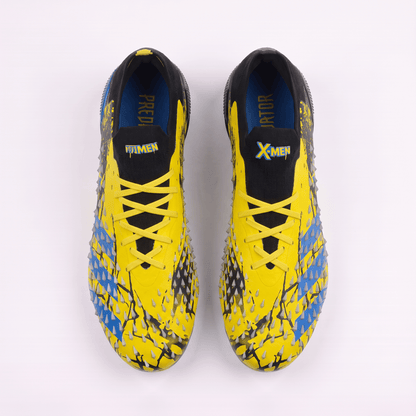 Predator Freak.1 Low FG Yellow / Core Black / Silver Metallic / Bright Blue - Elite Boots