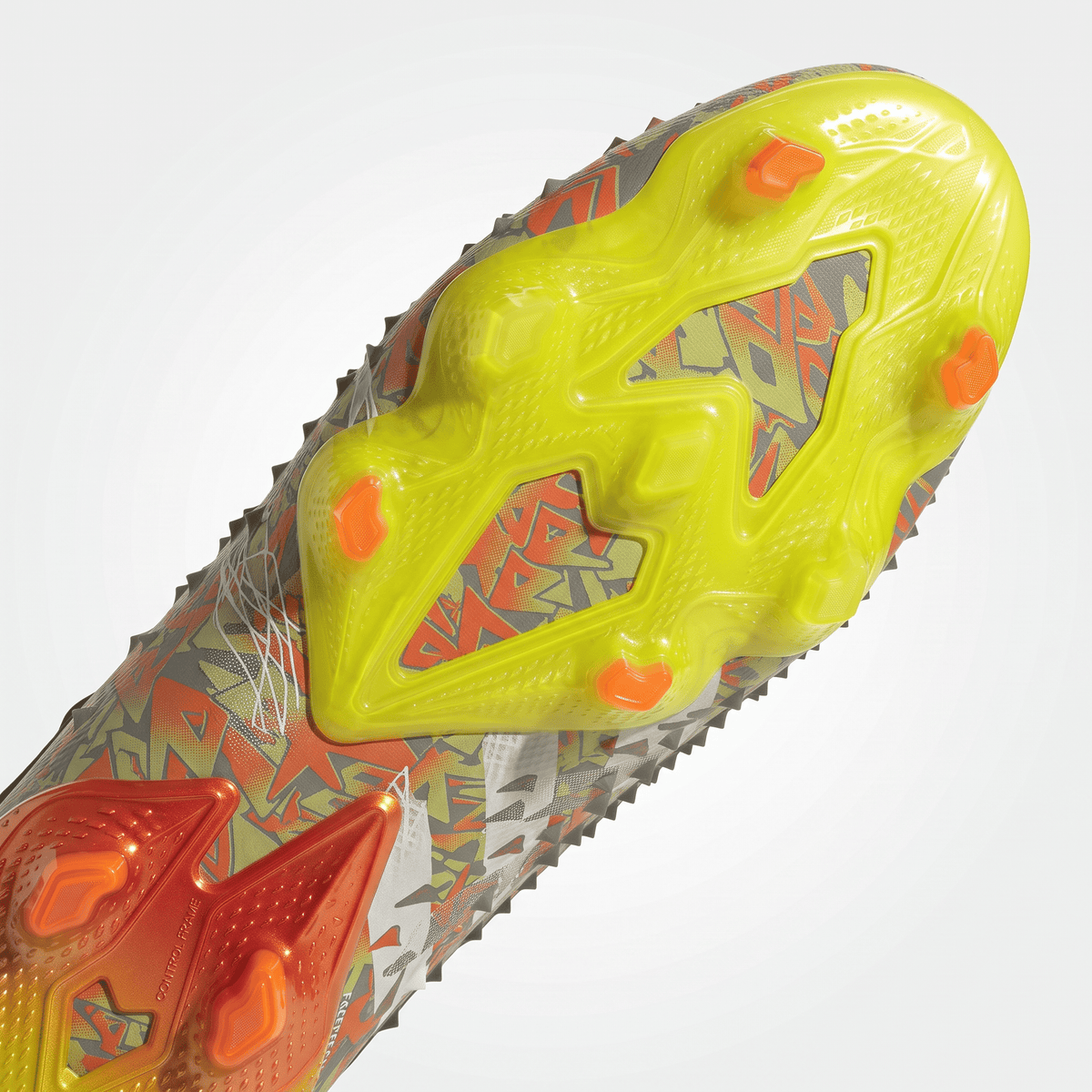 Predator Freak.1 FG Clear Grey / Footwear White / Solar Yellow / Solar Red - Elite Boots