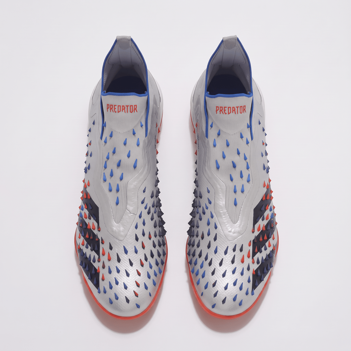 Predator Freak+ TF Silver Metallic / Core Black / Team Solar Orange / Royal Blue - Elite Boots