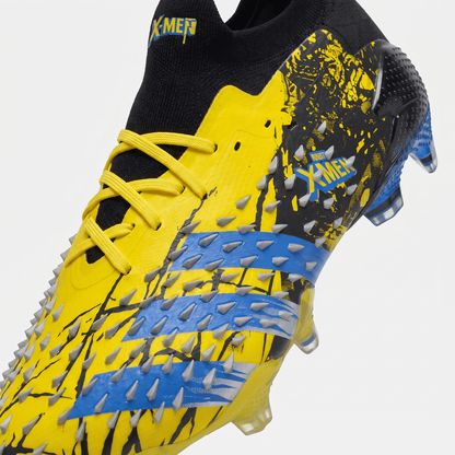Predator Freak.1 Low FG Yellow / Core Black / Silver Metallic / Bright Blue - Elite Boots