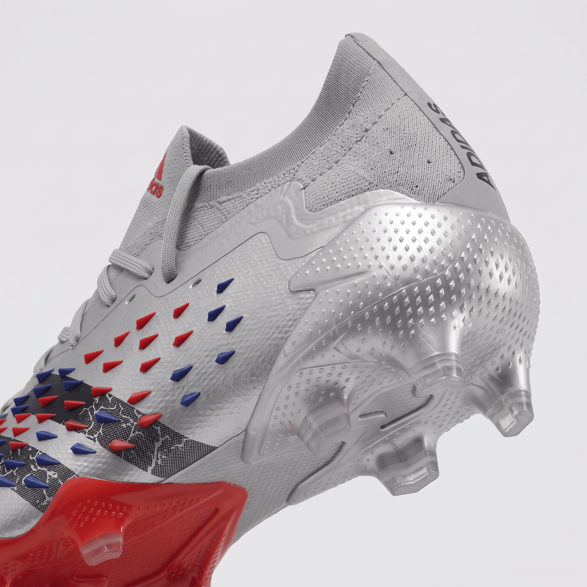 Predator Freak.1 FG Silver Metallic / Core Black / Team Solar Orange / Royal Blue - Elite Boots