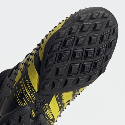 Predator Freak+ TF Core Black / Silver Metallic / Bright Yellow - Elite Boots