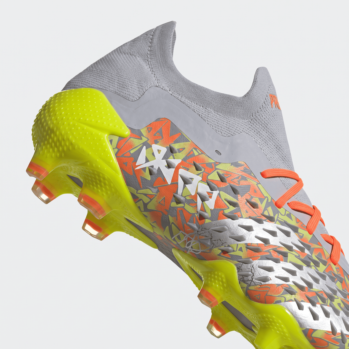 Predator Freak.1 FG Clear Grey / Footwear White / Solar Yellow / Solar Red - Elite Boots