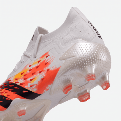 Predator Freak+ FG Footwear White / Iron Metallic / Solar Red - Elite Boots