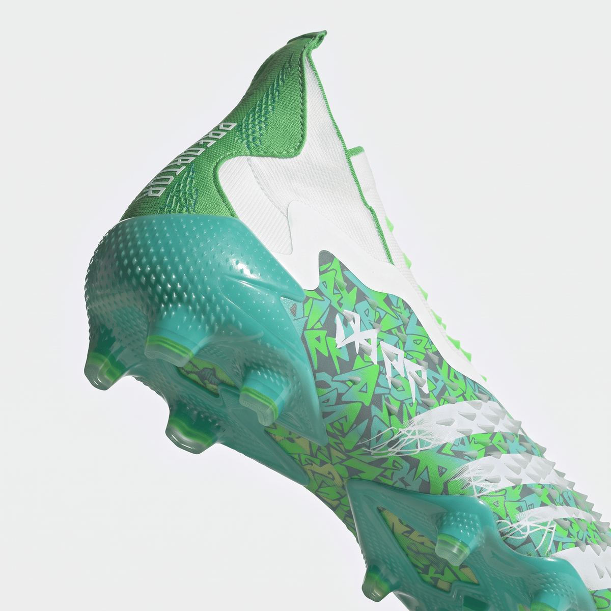 Predator Freak+ EQT FG Footwear White / Core Black / Sub Green - Elite Boots