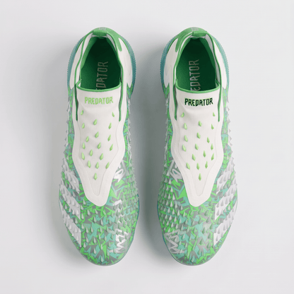 Predator Freak+ EQT FG Footwear White / Core Black / Sub Green - Elite Boots