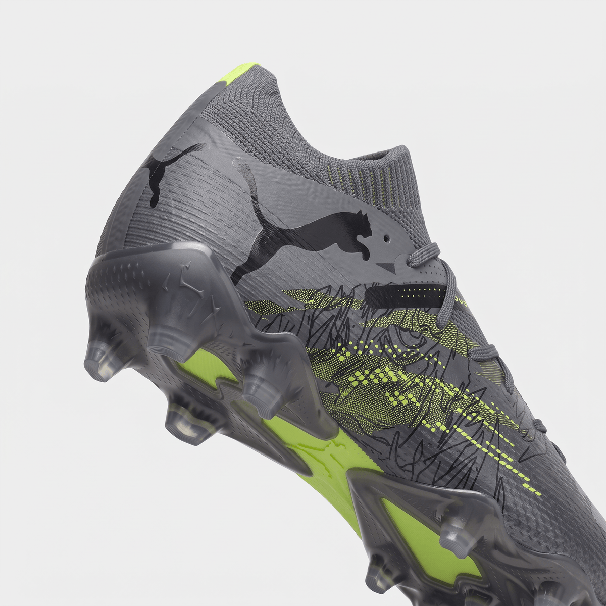 Future 7 Ultimate FG/AG Strong Gray / Cool Dark Gray / Electric Lime - Elite Boots