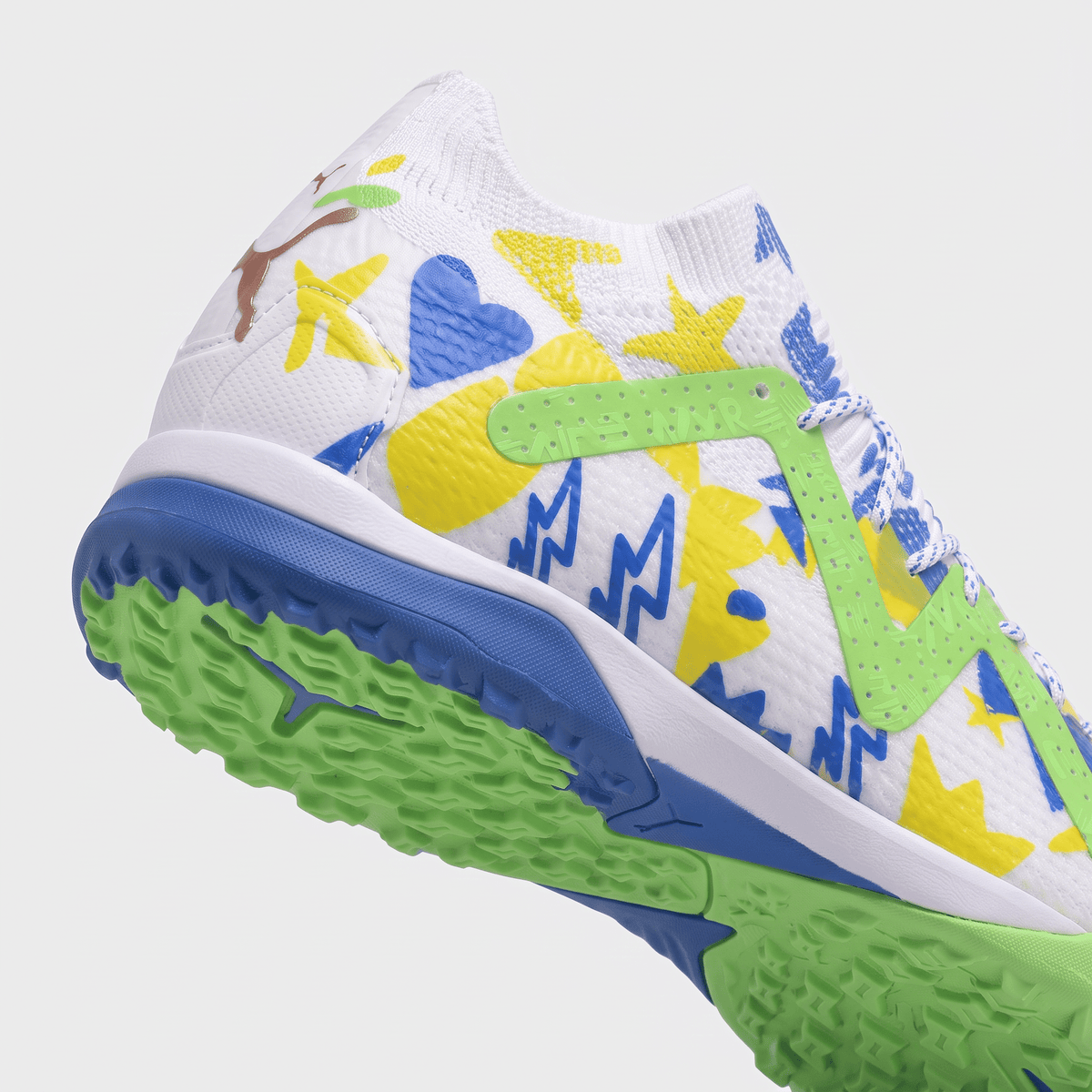 Future 7 Ultimate TT White / Racing Blue / Lemon Meringue / Parakeet Green - Elite Boots