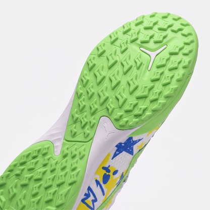 Future 7 Ultimate TT White / Racing Blue / Lemon Meringue / Parakeet Green - Elite Boots