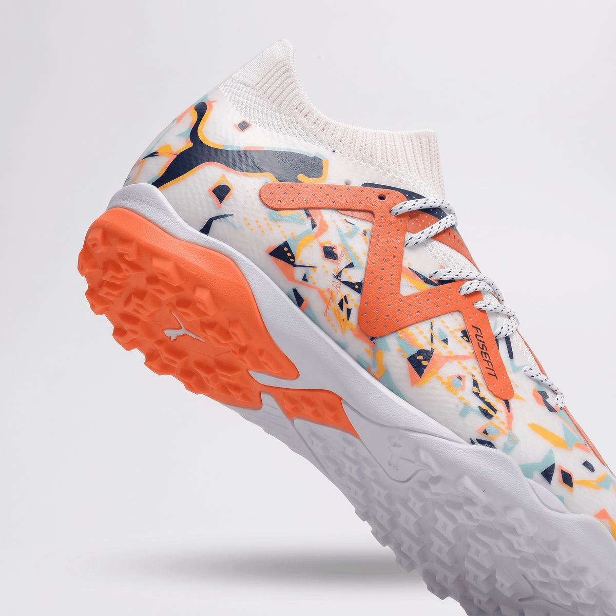 Future 7 Match TT White / Tropic / Turquoise Surf / Hot Heat - Elite Boots