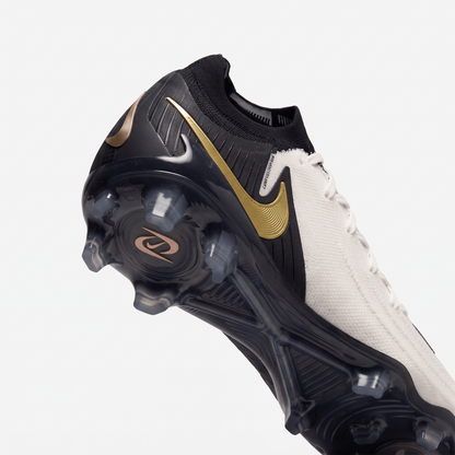 Phantom GX 2 FG White / Black / Metallic Gold Coin - Elite Boots
