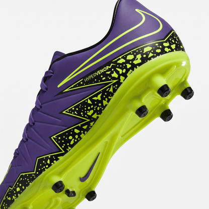 Hypervenom Phinish FG Hyper Grape / Black / Volt - Elite Boots