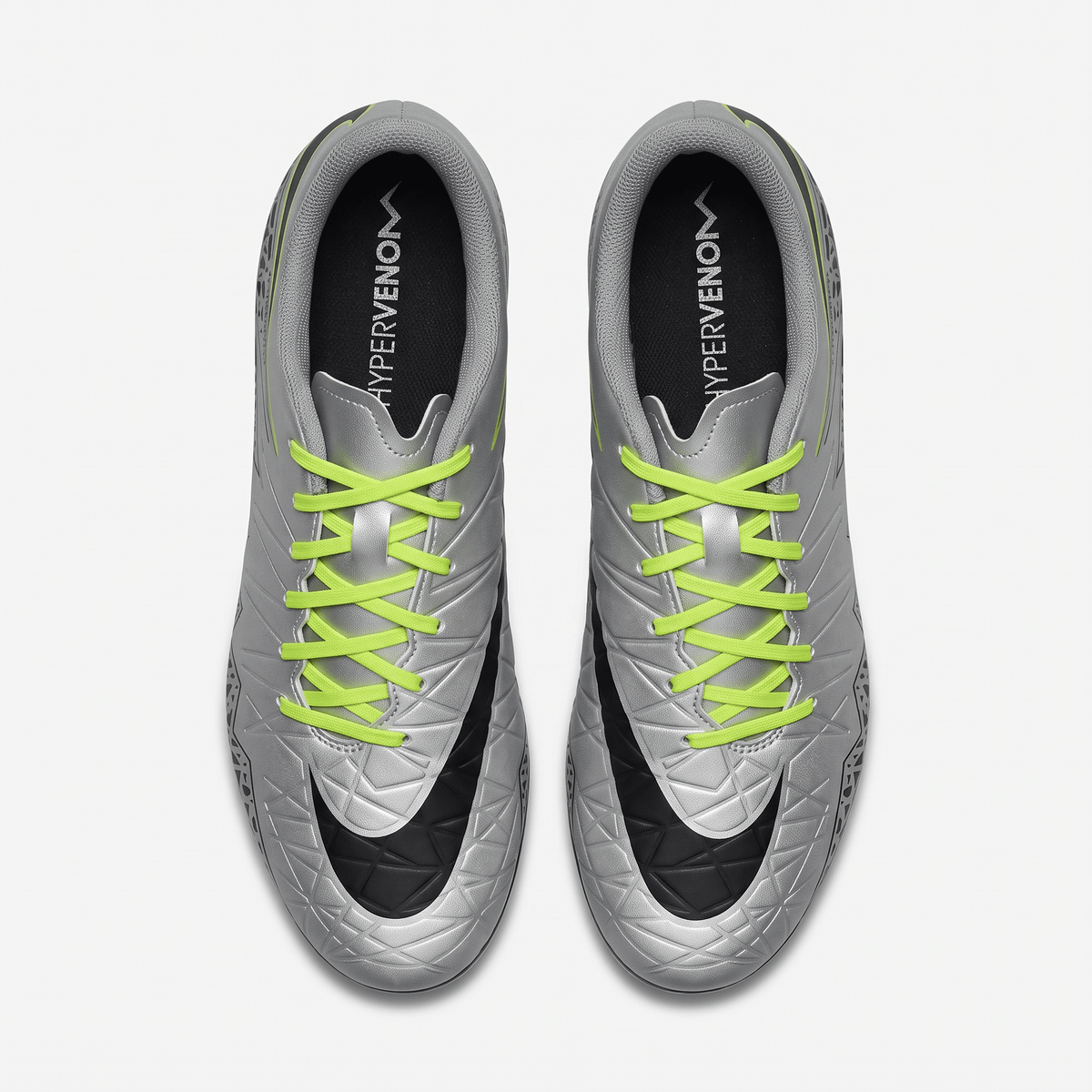 Hypervenom Phinish FG White / Black / Volt - Elite Boots
