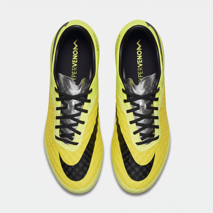 Hypervenom Phantom FG Volt / Black / Hyper Punch / Metallic Gold Coin - Elite Boots