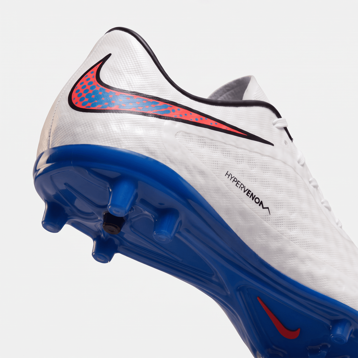 Hypervenom Phantom FG White / Blue Lagoon / Total Crimson / Black - Elite Boots