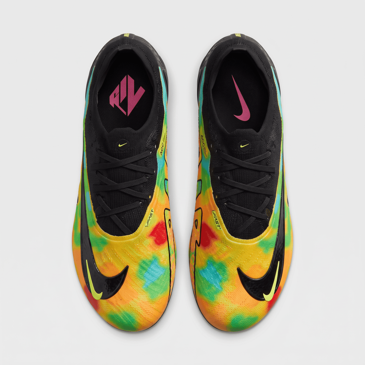 Phantom GX FG Black / Volt / Orange / Green / Pink - Elite Boots