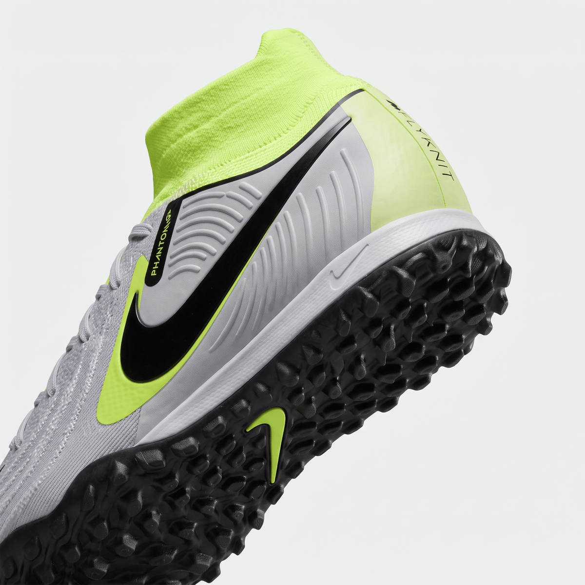 Phantom Luna II Academy TF Metallic Silver / Volt / Black - Elite Boots