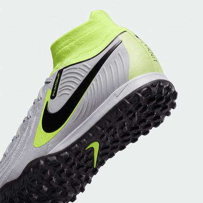 Phantom Luna II Academy TF Metallic Silver / Volt / Black - Elite Boots