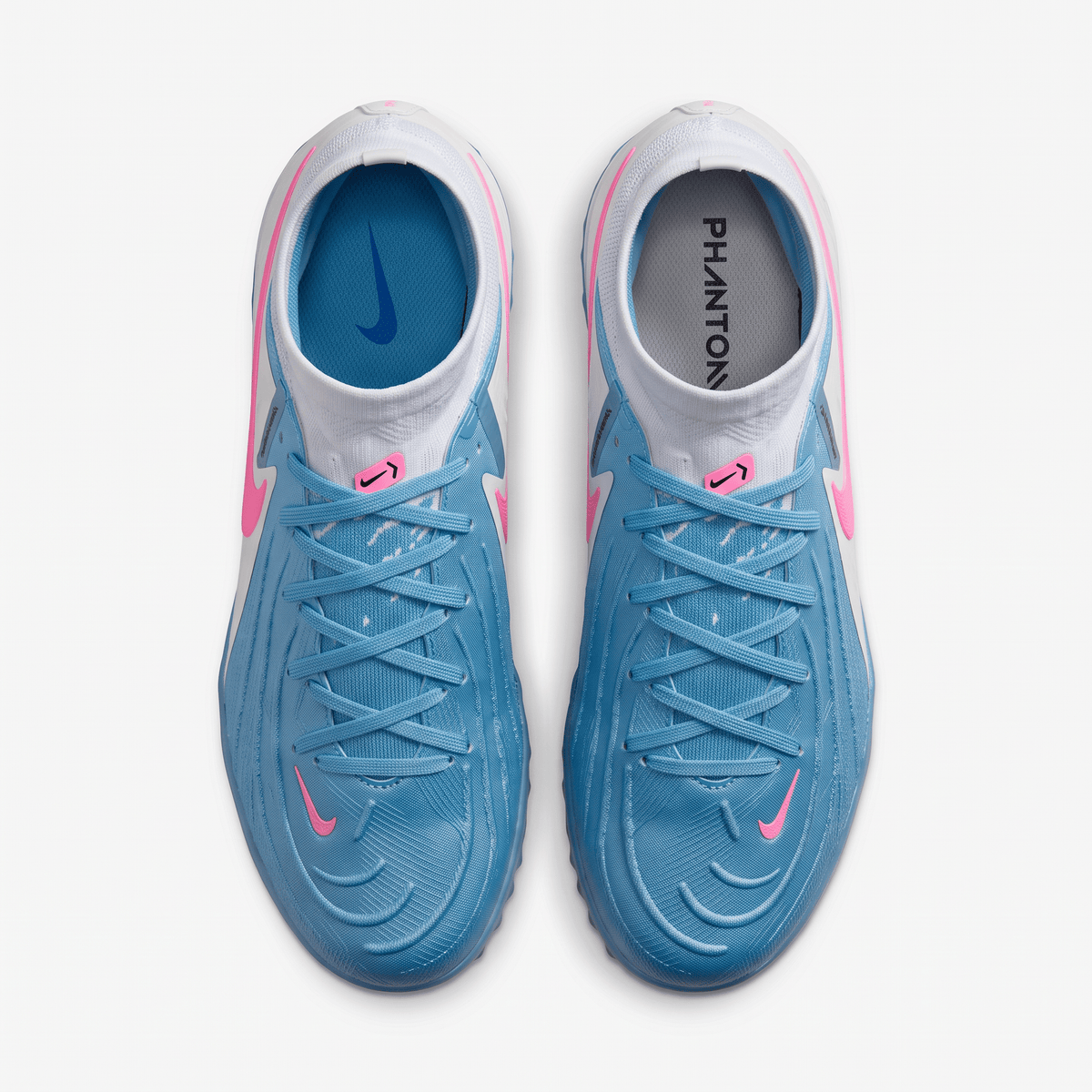 Phantom Luna II Academy TF Blue Void / Metallic Silver / Barely Green - Elite Boots