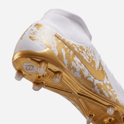 Phantom Luna II FG White / Metallic Gold Coin - Elite Boots