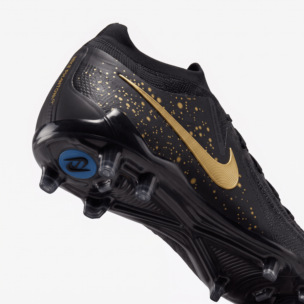 Phantom GX 2 FG Black / Metallic Gold Coin / White - Elite Boots