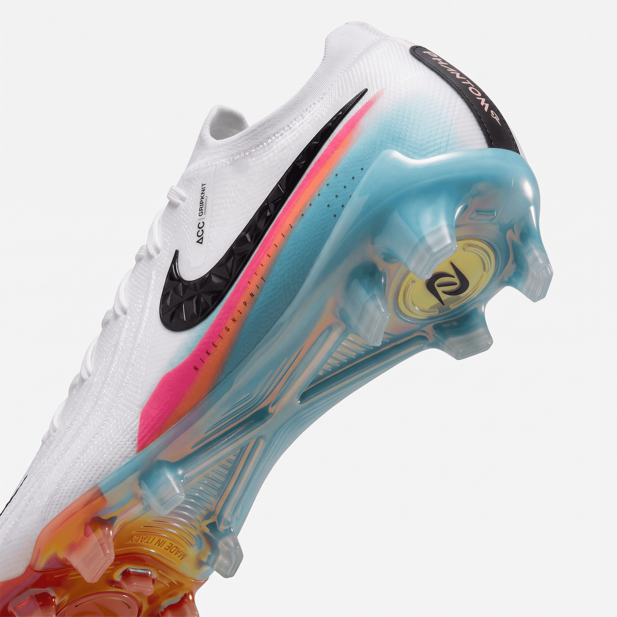 Phantom GX 2 FG White / Black / Blue Fury / Hyper Orange - Elite Boots