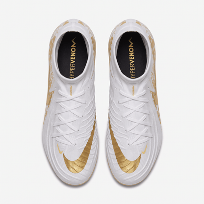 Phantom Luna II FG White / Metallic Gold Coin - Elite Boots
