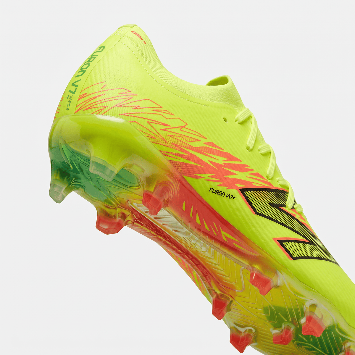 Furon V8 FG Hi-Lite Yellow / Energy Red / Black - Elite Boots