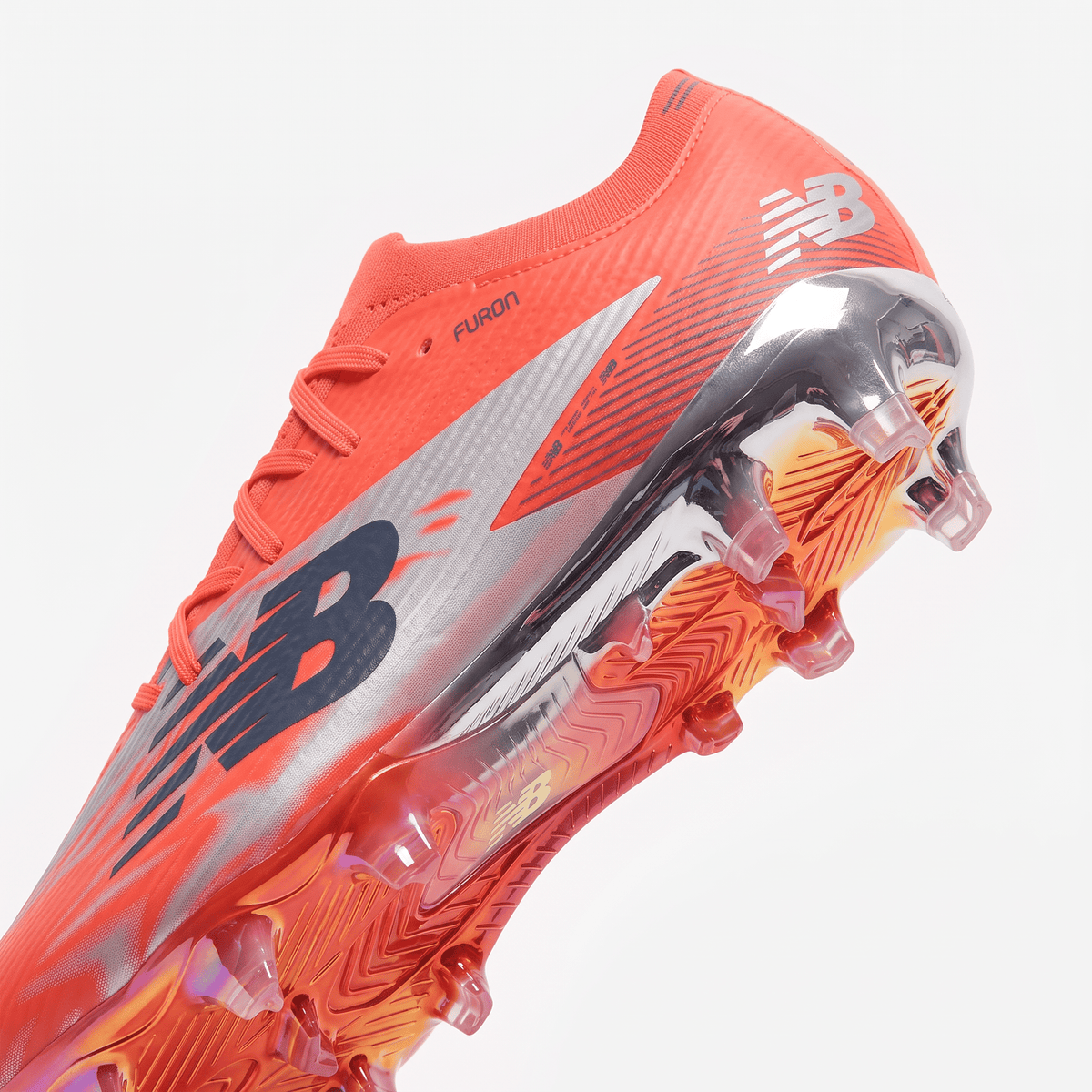 Furon V8 FG Energy Red / NB Navy / Light Cyclone / Silver - Elite Boots