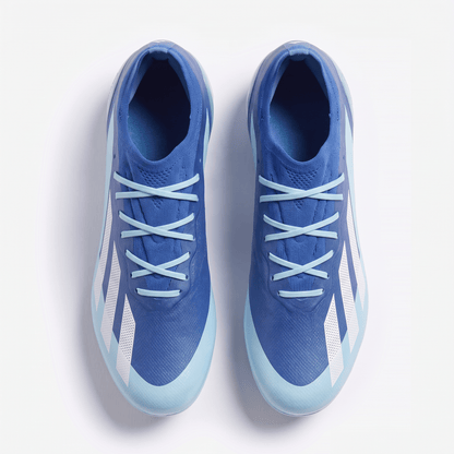 X Crazyfast FG Lucid Blue / Cloud White / Blue Burst - Elite Boots