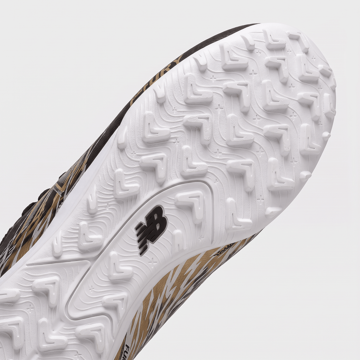 Furon V8 TF White / Metallic Gold / Metallic Silver / Black - Elite Boots