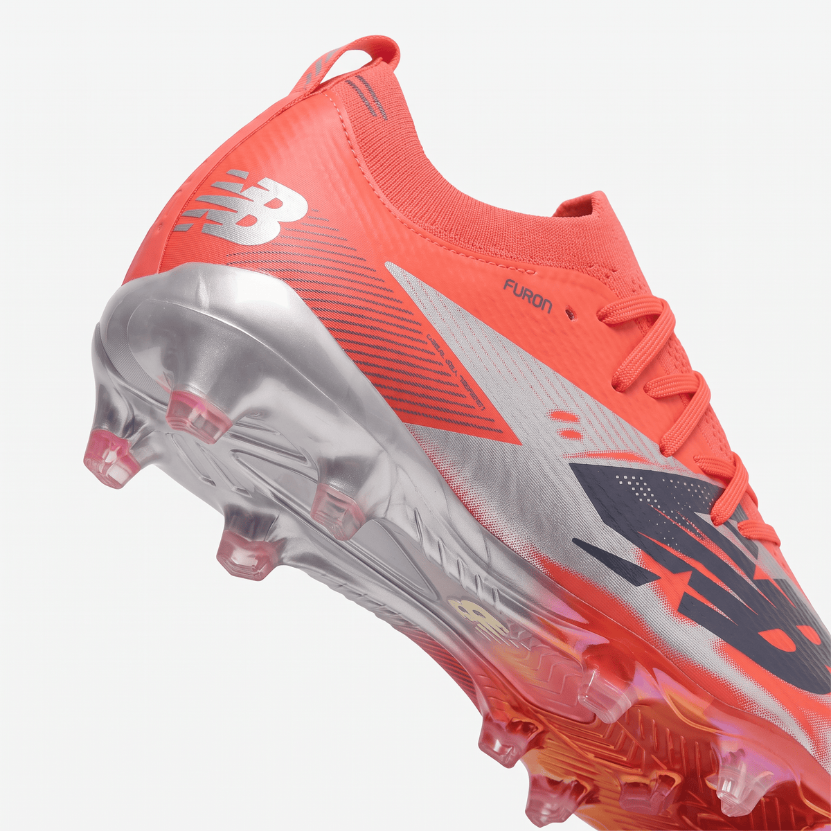 Furon V8 FG Energy Red / NB Navy / Light Cyclone / Silver - Elite Boots