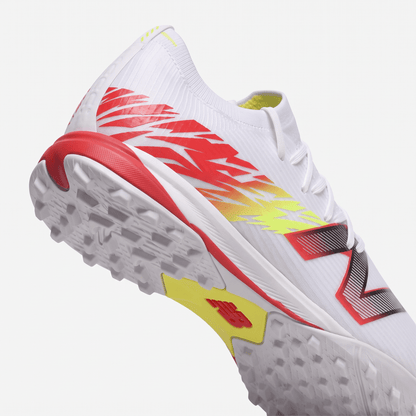 Furon V8 TF White / Energy Red / Hi-Lite Yellow / Black - Elite Boots