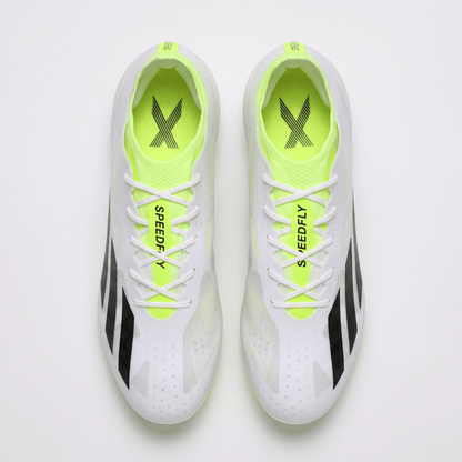 X Crazyfast.1 FG Footwear White / Core Black / Lucid Lemon - Elite Boots