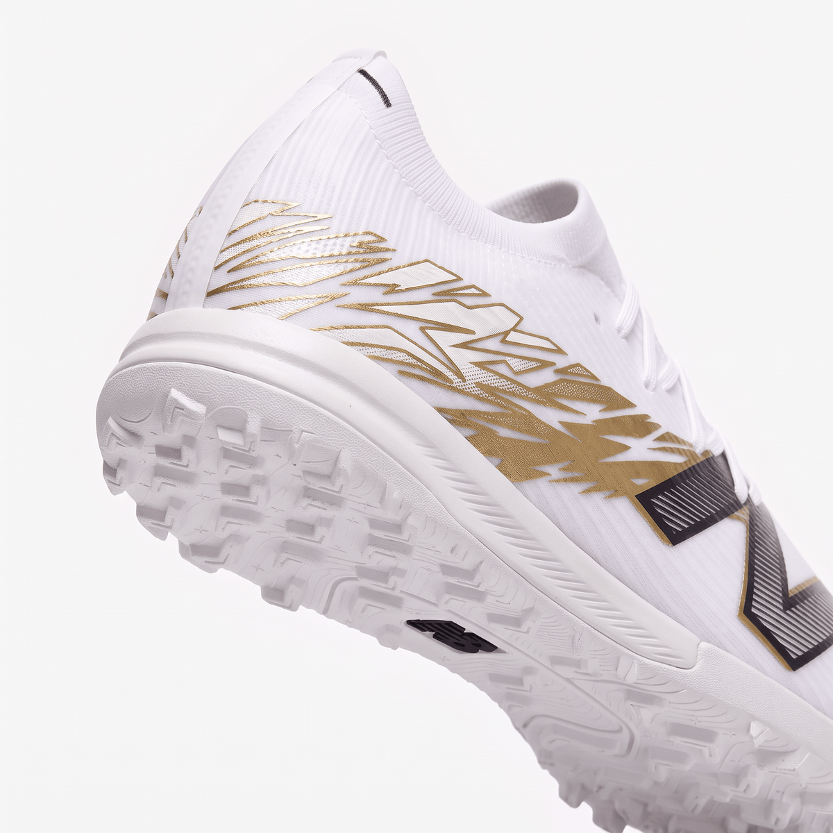 Furon V8 TF White / Metallic Gold / Metallic Silver / Black - Elite Boots