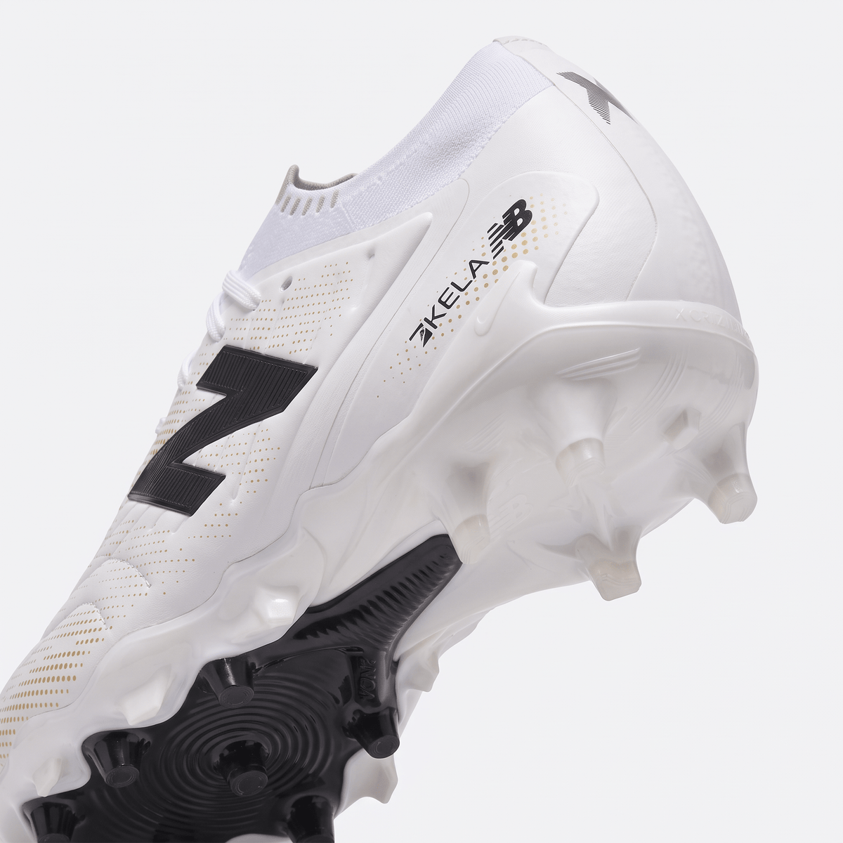 Tekela V4+ FG White / Black / Metallic Gold - Elite Boots