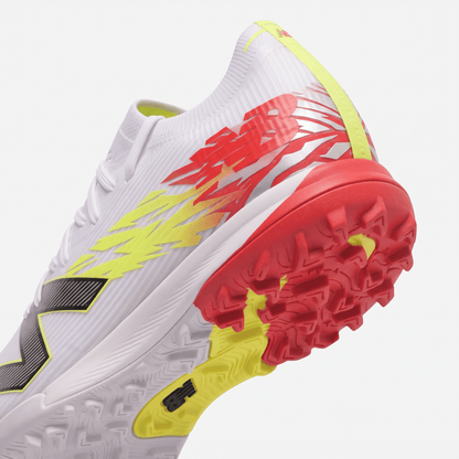 Furon V8 TF White / Energy Red / Hi-Lite Yellow / Black - Elite Boots