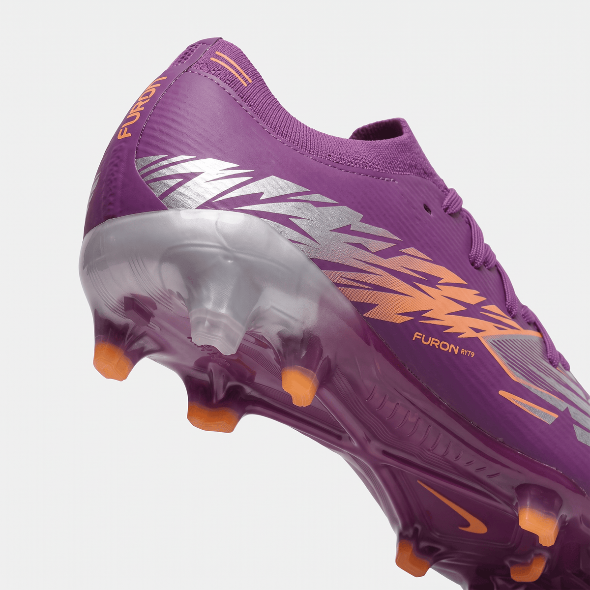 Furon V8 FG Purple / Silver / Orange / White - Elite Boots