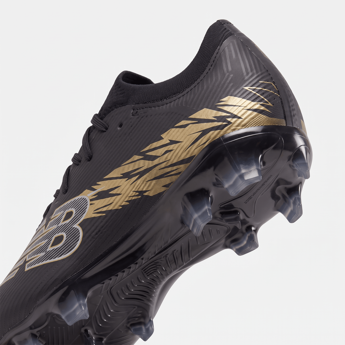 Furon V8 FG Black / Metallic Gold / White - Elite Boots