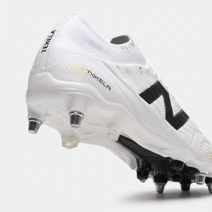 Tekela V4+ FG White / Black / Metallic Gold - Elite Boots