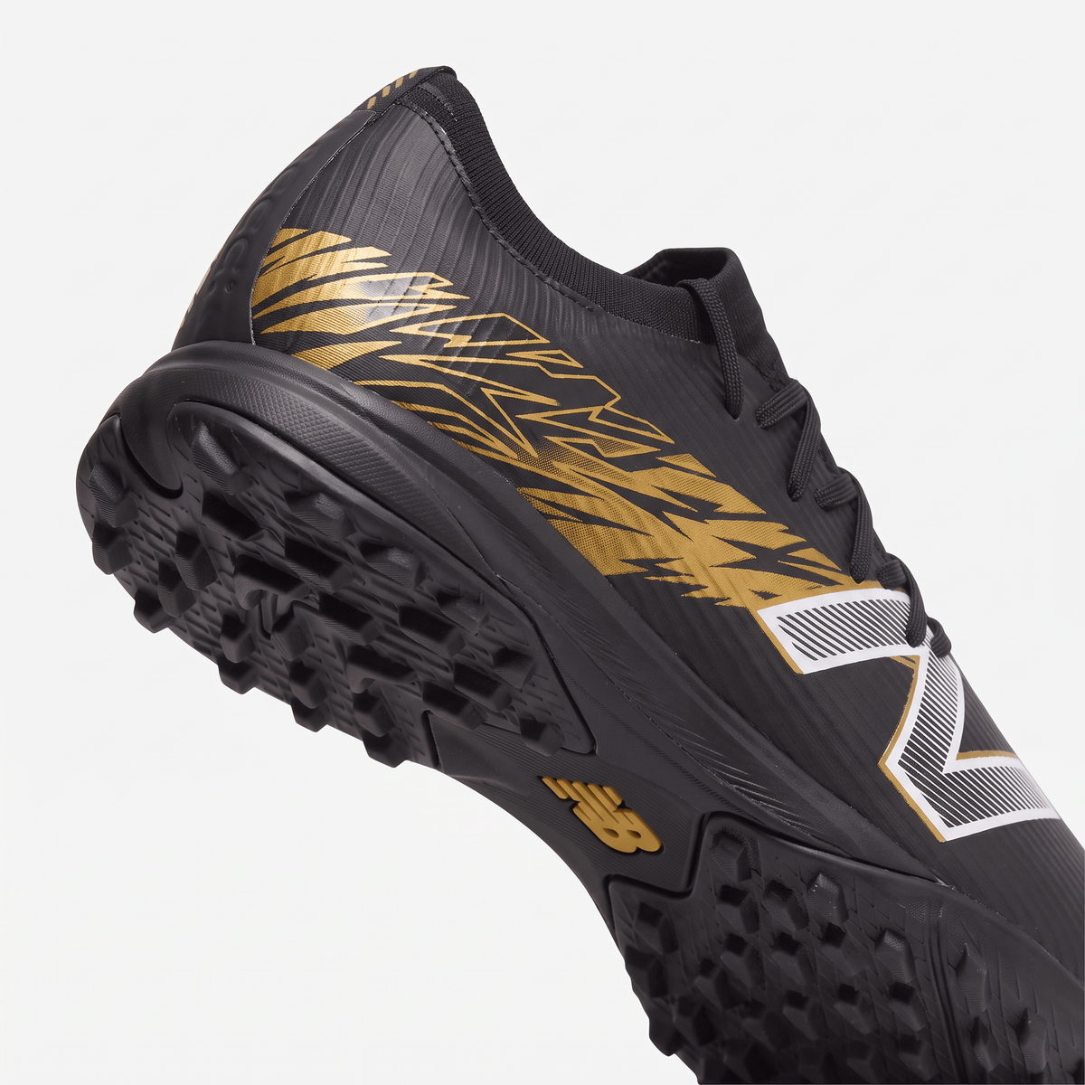 Furon V8 TF Black / Metallic Gold / White - Elite Boots