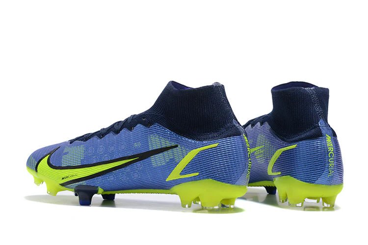 Nike Superfly VIII FG Blue/Light Green - Elite Boots