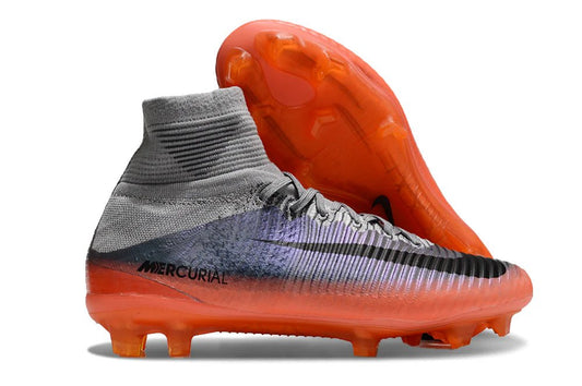 Mercurial Superfly V Elite FG Silver/Orange - Elite Boots