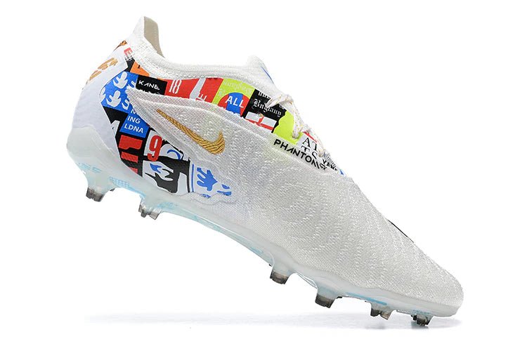 Phantom GX Low Elite FG White/Blue Harry Kane - Elite Boots