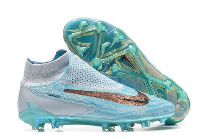 Phantom GX High Elite FG White/Light Blue - Elite Boots