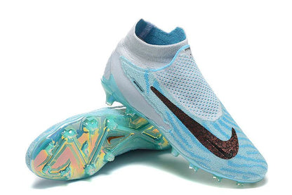 Phantom GX High Elite FG White/Light Blue - Elite Boots