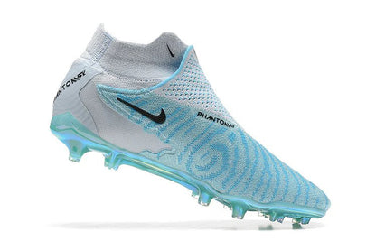 Phantom GX High Elite FG White/Light Blue - Elite Boots
